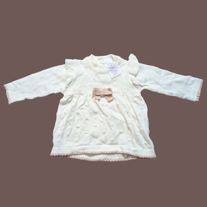 Laura Ashley Baby Ivory Knit Sweater